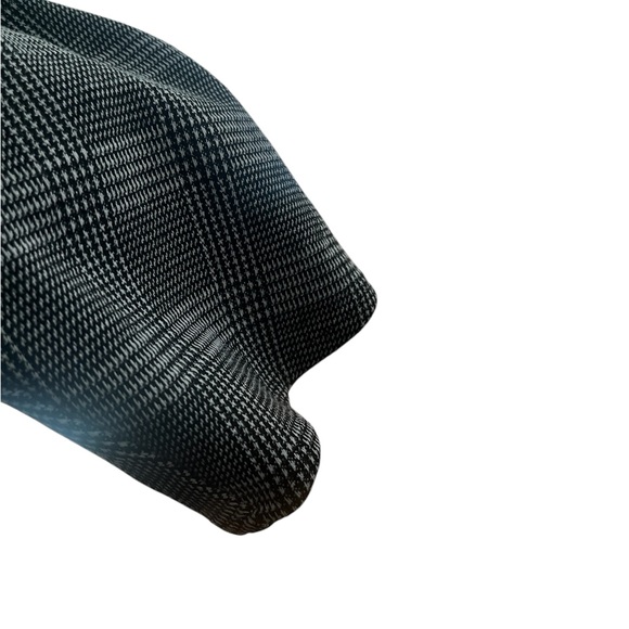 Express Black, Gray, and White Plaid Long Sleeve Shirt - Picture 4 of 7